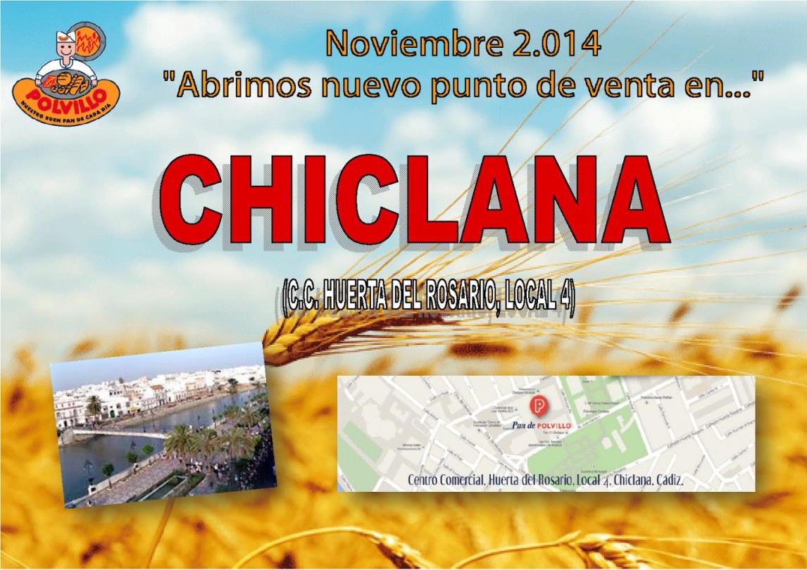 Apertura Chiclana, CC Huerta del Rosario, local 4