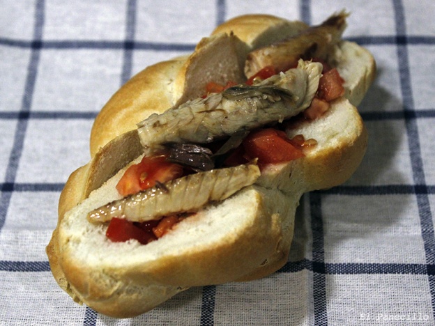 Bocadillo Cata con pipirrana