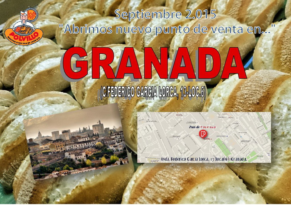 Panaderia Polvillo Granada, calle Federico Garcia Lorca