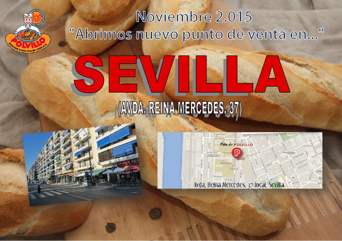 Apertura Panaderia Polvillo Sevilla, Avda Reina Mercedes