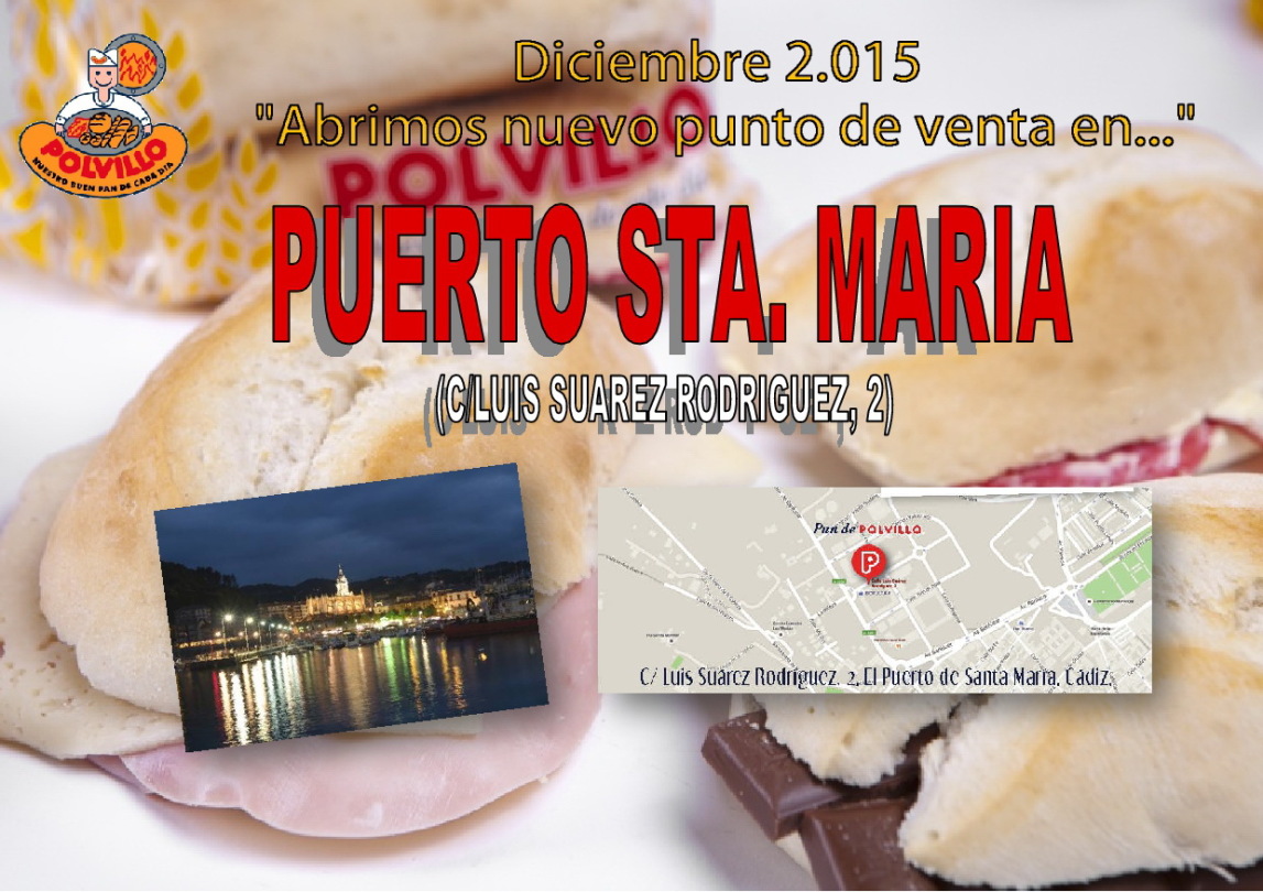 Apertura panaderia polvillo puerto de santa maria, Calle Luís Suárez Rodríguez