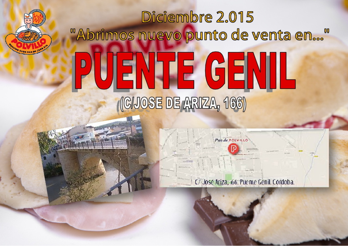 Apertura panadería polvillo Puente Genil, calle jose de Ariza
