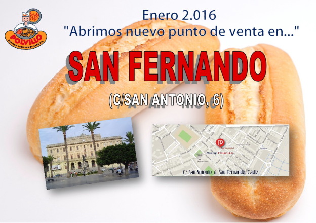 apertura panaderia polvillo san fernando, calle san antonio
